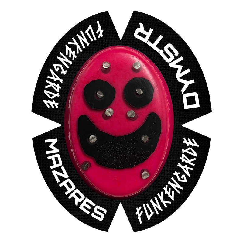 Mazares Racing Funkengarde Knieschleifer Kneeslider Dymostar Titanstifte pink streetracing Funkenflug
