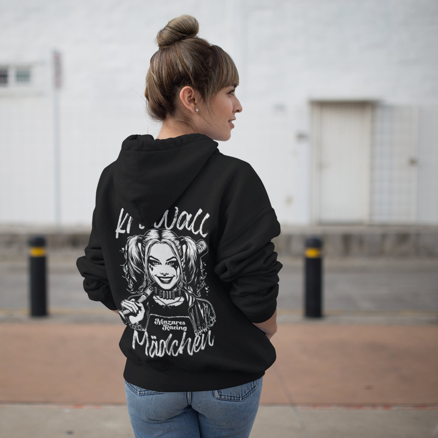 Mazares Racing Krawallmädchen bikelife motorrad hoodie