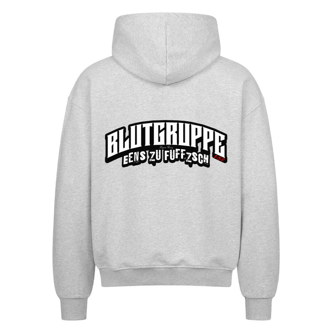 Mazares Racing Zweitakt Blutgruppe 1:50 Zipper Motorrad hoodie moped