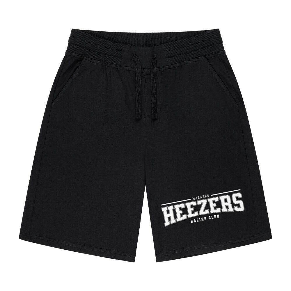 Schlichte Shorts mit kleinem HEEZERS Print am Bein. Sportlich und clean. schwarz
