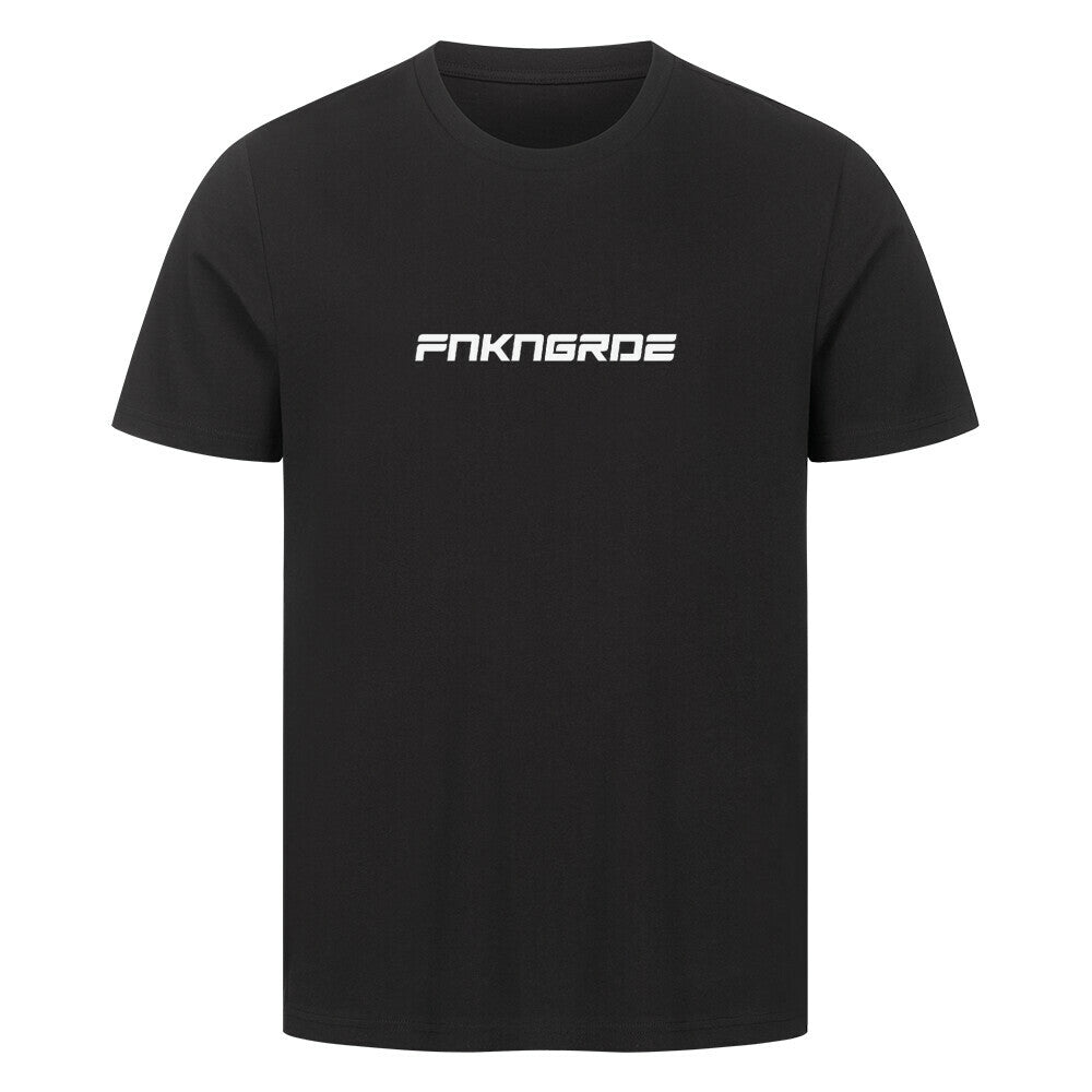 Mazares Racing Herren Shirt Funkengarde in Kooperation mit Dymostar. Regular Fit T-Shirt mit markantem Knieschleifer-Design auf der Rückseite und Frontprint im Mazares Racing Style. schwarz