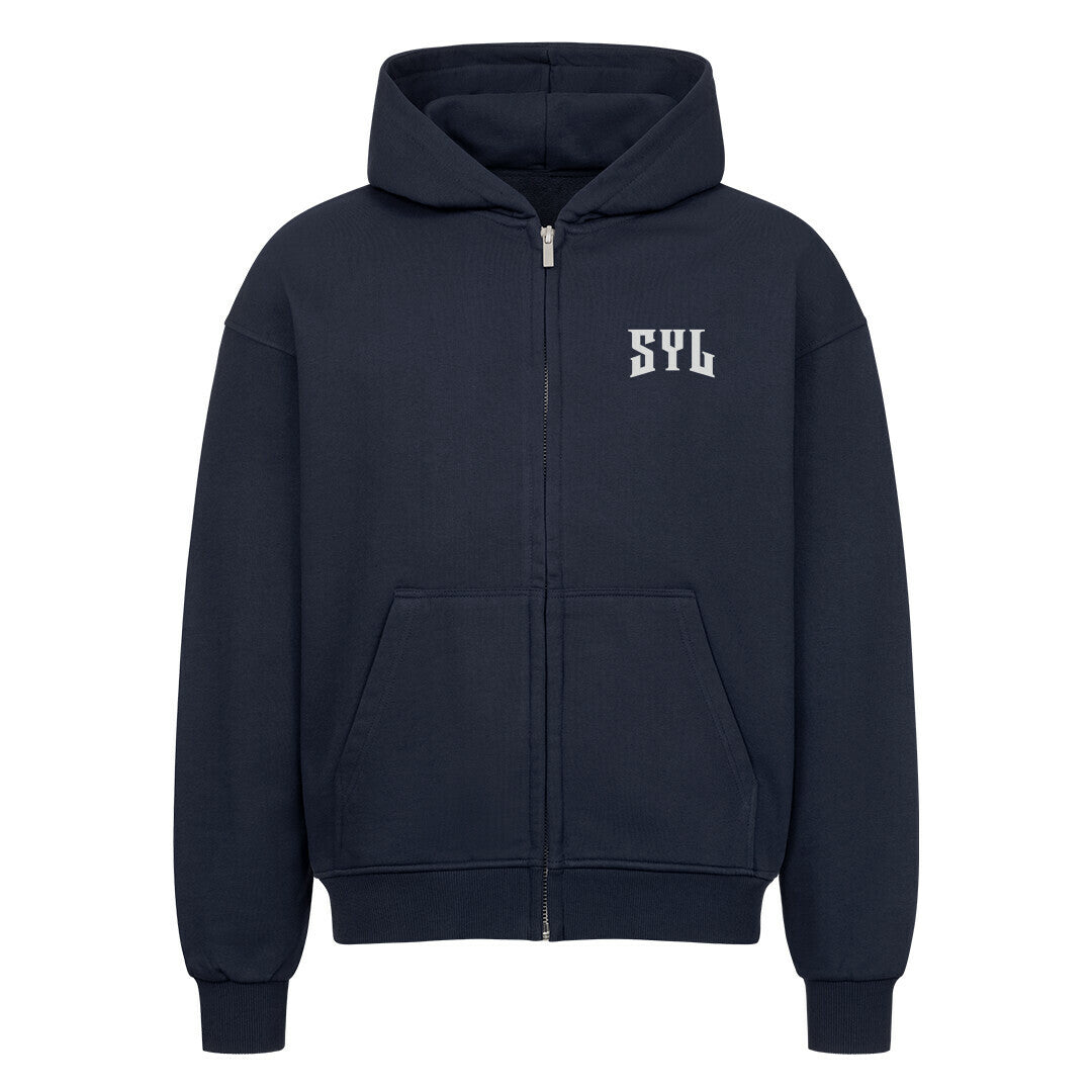 mazares_racing_oversized_Zipper_simplify_your_life_streetwear_bikelifestyle_mode_racing_fashion_minimalistisch blau navy