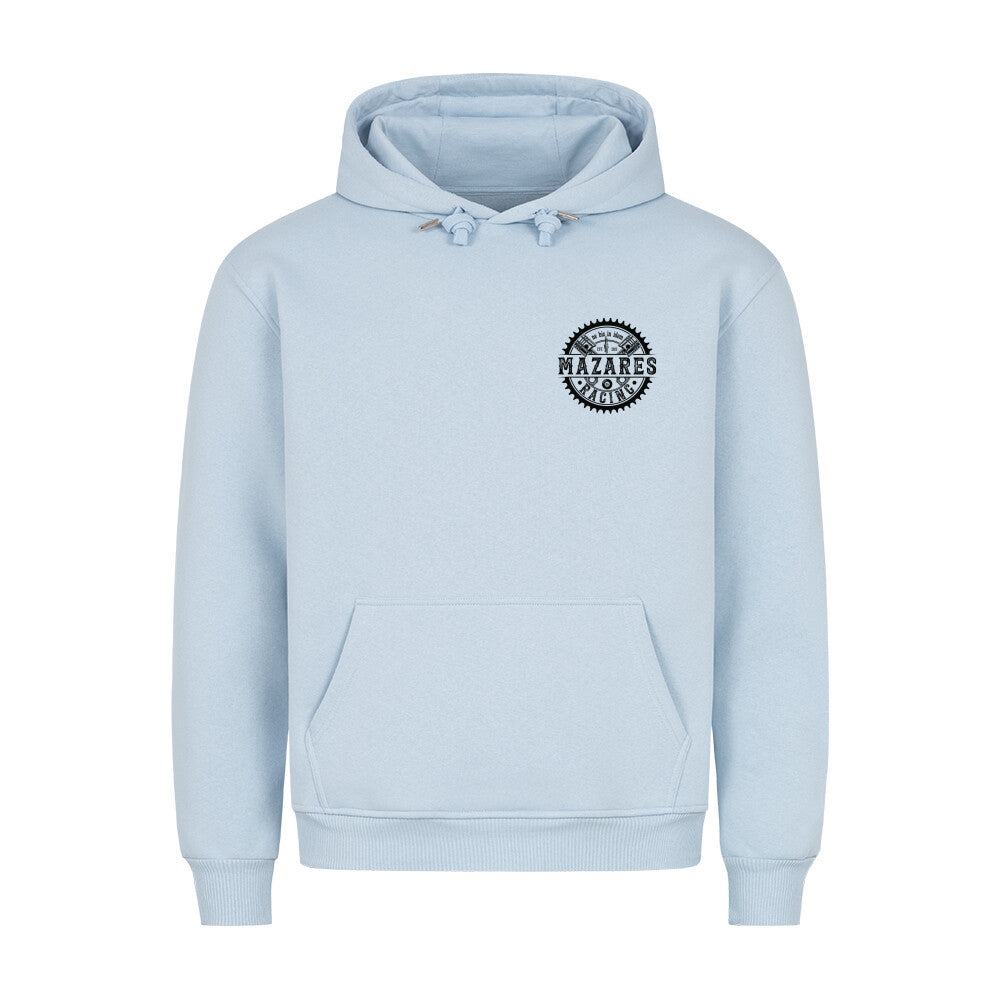Mazares Racing Ruhe im Kopf Helm auf Classic Motorrad Hoodie