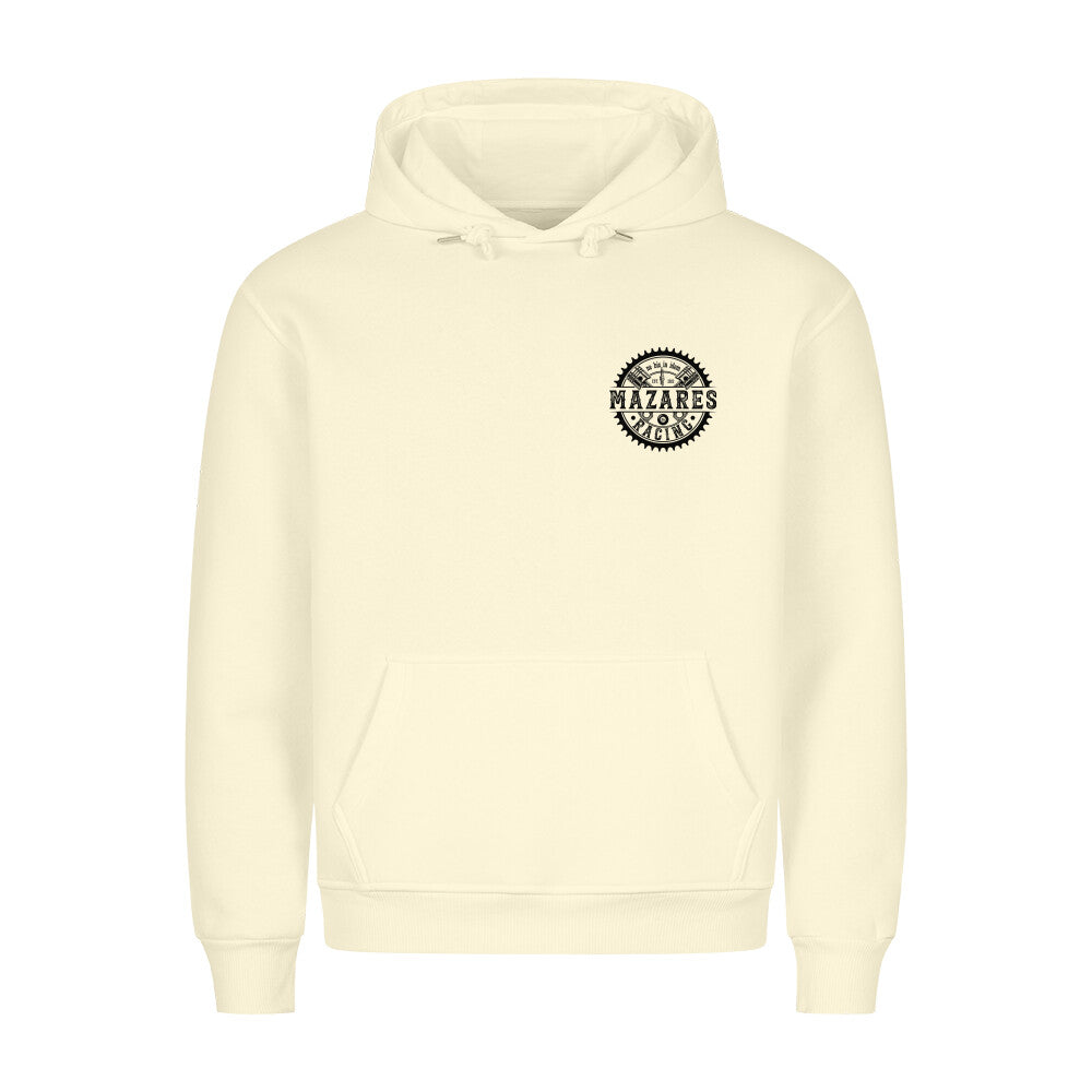 Mazares Racing Ruhe im Kopf Helm auf Classic Motorrad Hoodie