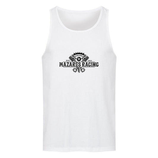 Mazares Racing Tanktop racing fashion streetwear bikelife weiß