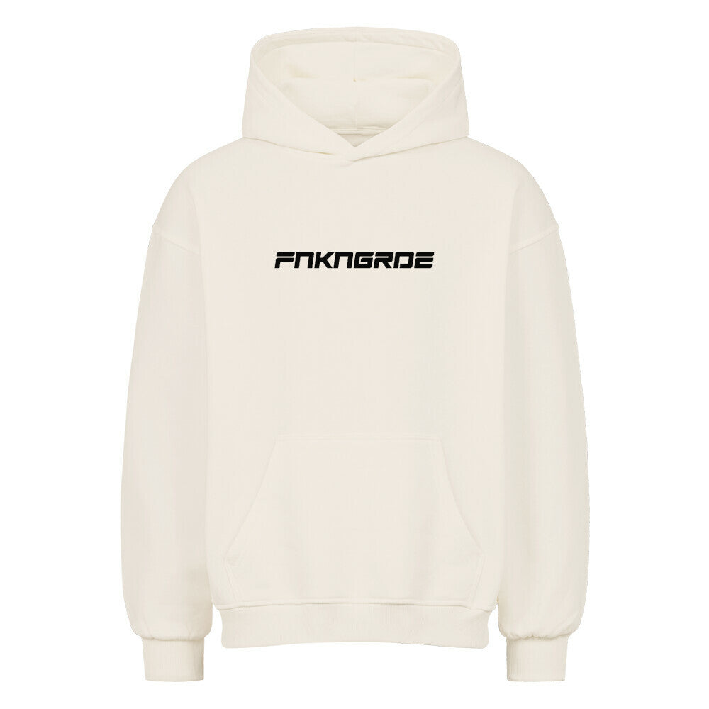 Oversized Streetwear T-Shirt mit Mazares x Dymstr Design „Funkengarde“. Vier Knieschleifer mit farbigen Prints und den Sprüchen hear no evil, see no evil, speak no evil, think no evil. Hochwertiges Biker-Streetwear-Design inspiriert von Racing-Kultur, Adrenalin und Asphalt. Mazares Racing x Dymstar Limited Drop. natural raw front