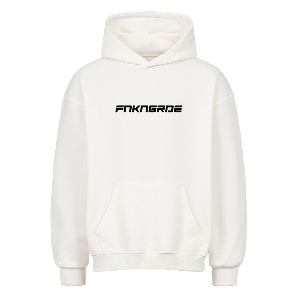 Oversized Streetwear T-Shirt mit Mazares x Dymstr Design „Funkengarde“. Vier Knieschleifer mit farbigen Prints und den Sprüchen hear no evil, see no evil, speak no evil, think no evil. Hochwertiges Biker-Streetwear-Design inspiriert von Racing-Kultur, Adrenalin und Asphalt. Mazares Racing x Dymstar Limited Drop. weiß front