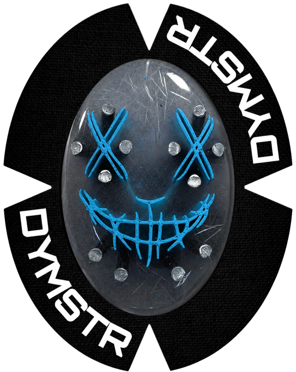 DymoStar Titan Knieschleifer - Joker Face Crystal Clear