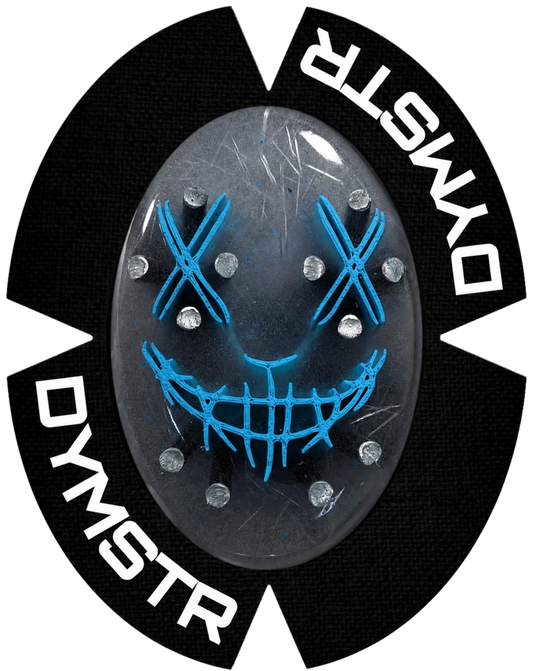 DymoStar Titan Knieschleifer - Joker Face Crystal Clear