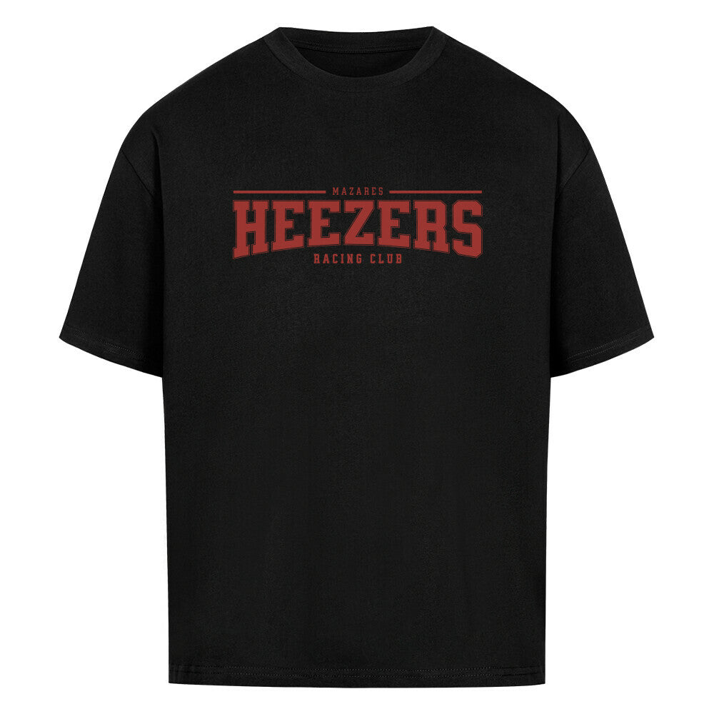 Locker geschnittenes Shirt mit großem College-Schriftzug auf dem Rücken und minimalem Frontlogo. Erhältlich in Schwarz, Weiß und hellen Tönen. schwarz