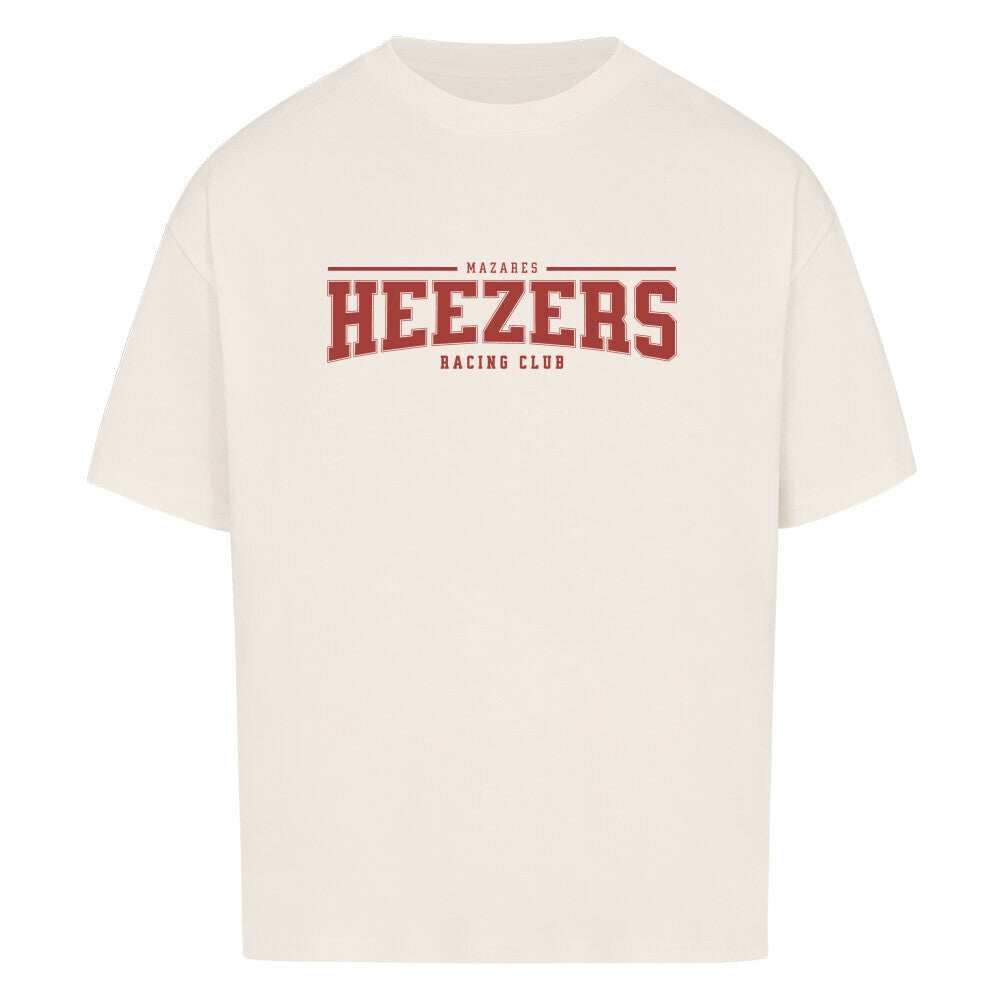 Locker geschnittenes Shirt mit großem College-Schriftzug auf dem Rücken und minimalem Frontlogo. Erhältlich in Schwarz, Weiß und hellen Tönen. natural raw