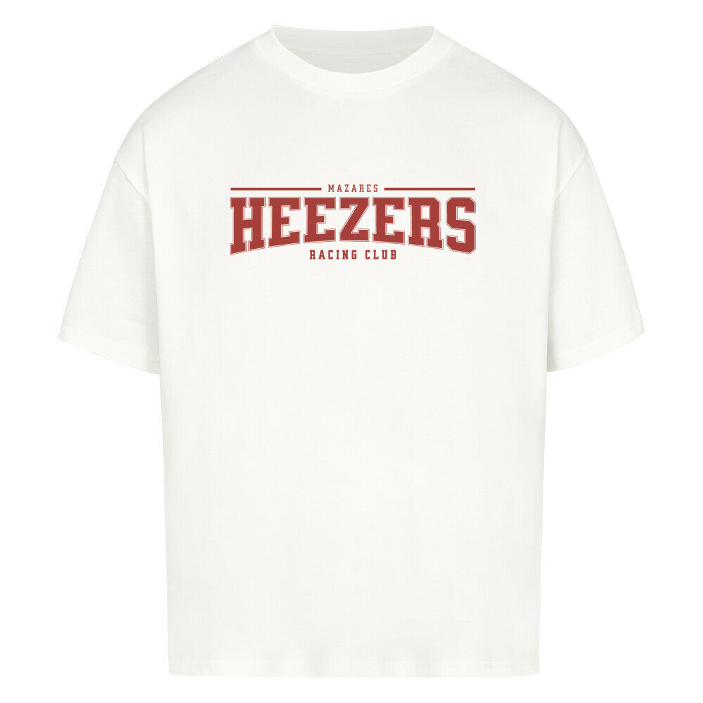 Locker geschnittenes Shirt mit großem College-Schriftzug auf dem Rücken und minimalem Frontlogo. Erhältlich in Schwarz, Weiß und hellen Tönen. weiß