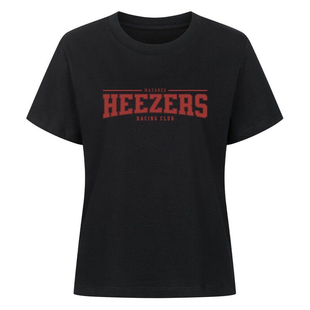 modern geschnittenes Shirt mit Frontlogo im College-Stil. Klare Linien, minimalistisch. schwarz