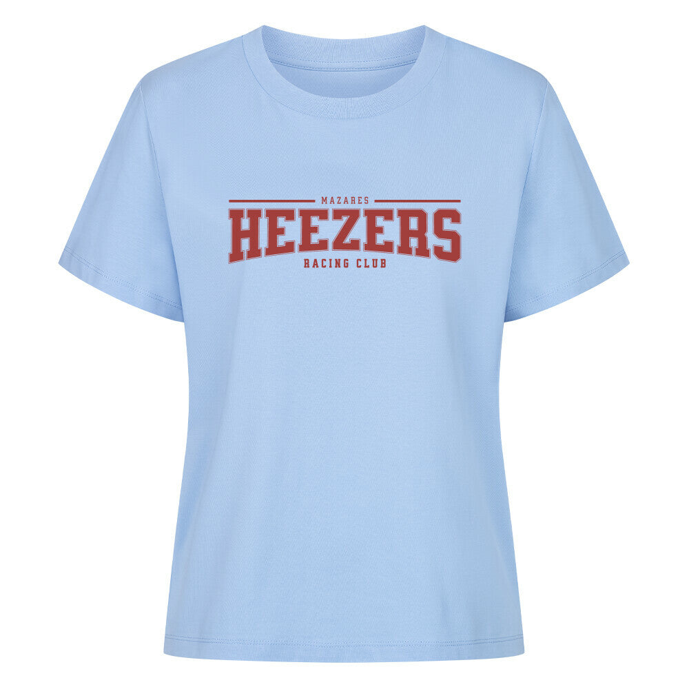 modern geschnittenes Shirt mit Frontlogo im College-Stil. Klare Linien, minimalistisch. sky blue