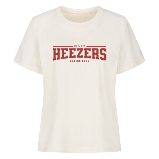 modern geschnittenes Shirt mit Frontlogo im College-Stil. Klare Linien, minimalistisch. natural