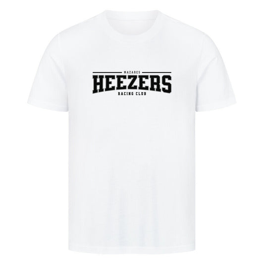 Klassisches Herren-Shirt mit College-Schriftzug, cleanes Design in Schwarz, Weiß oder Grau. weiß