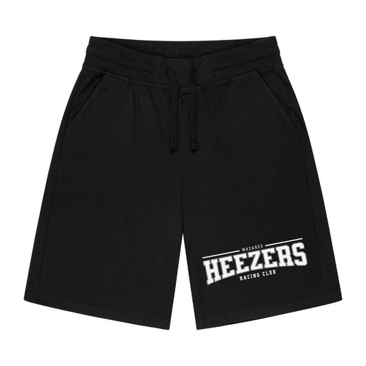 Schlichte Shorts mit kleinem HEEZERS Print am Bein. Sportlich und clean. schwarz