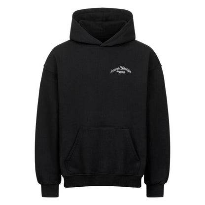 Krawallkönigin Oversized Hoodie Damen Motorrad Streetwear Mazares Racing schwarz