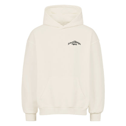Krawallkönigin Oversized Hoodie Damen Motorrad Streetwear Mazares Racing natural raw