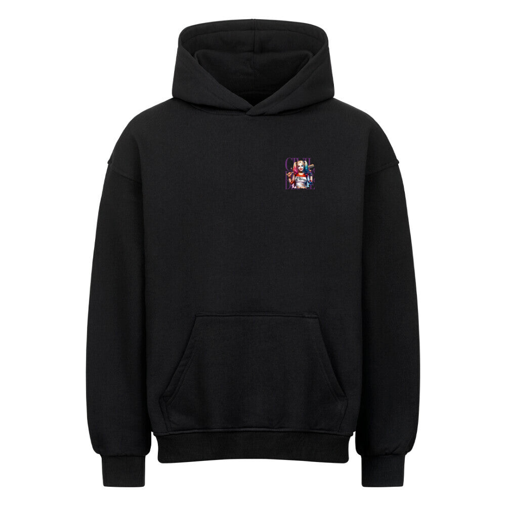 Civil Disobedience Oversized Hoodie von Mazares Racing in Schwarz mit minimalistischem Frontdesign im modernen Streetwear Look.