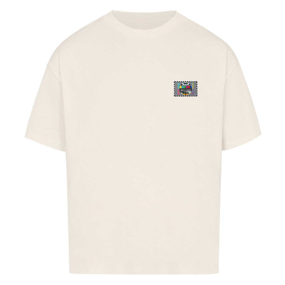 STÖRFAKTOR Oversized Motorrad T-Shirt in Natural Raw mit dezentem Brustprint. Schweres Baumwollshirt für Motorradfahrer mit lockerer Passform und hochwertiger Verarbeitung.