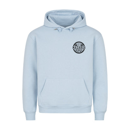 Mazares Racing Ruhe im Kopf Helm auf Classic Motorrad Hoodie